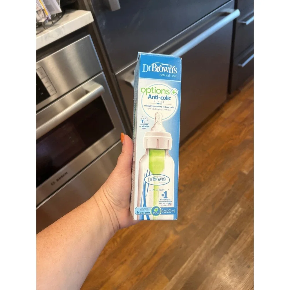 Dr. Brown's Natural Flow Options+ Anti-colic Narrow Baby Bottle new‎